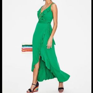 Boden Nora Jersey Maxi Dress  Highland Green 12